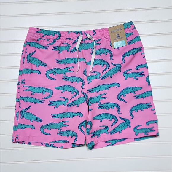 NWT Chubbies The Glades Youth Classic Lined Swim Trunks